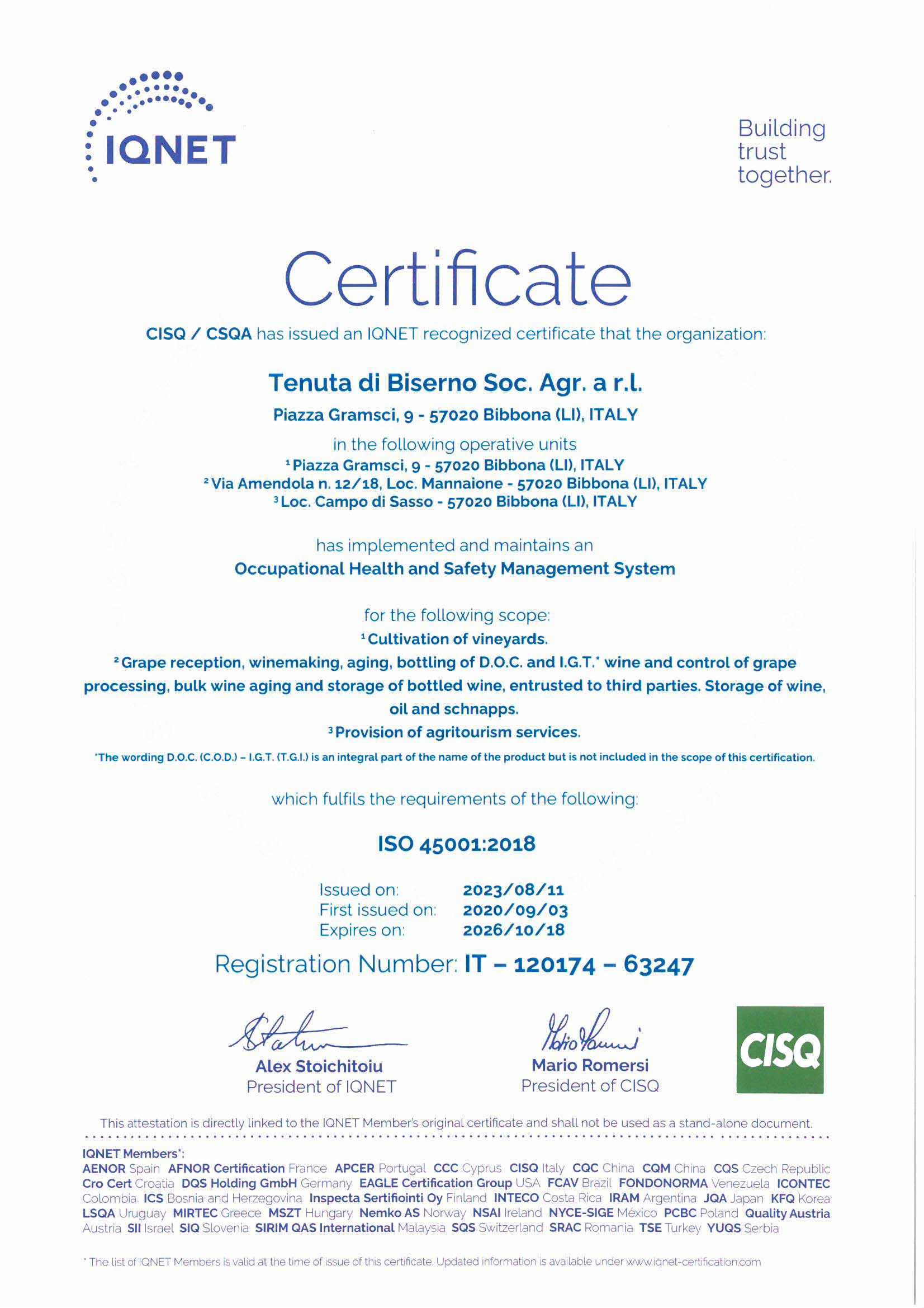 Certificazioni 2