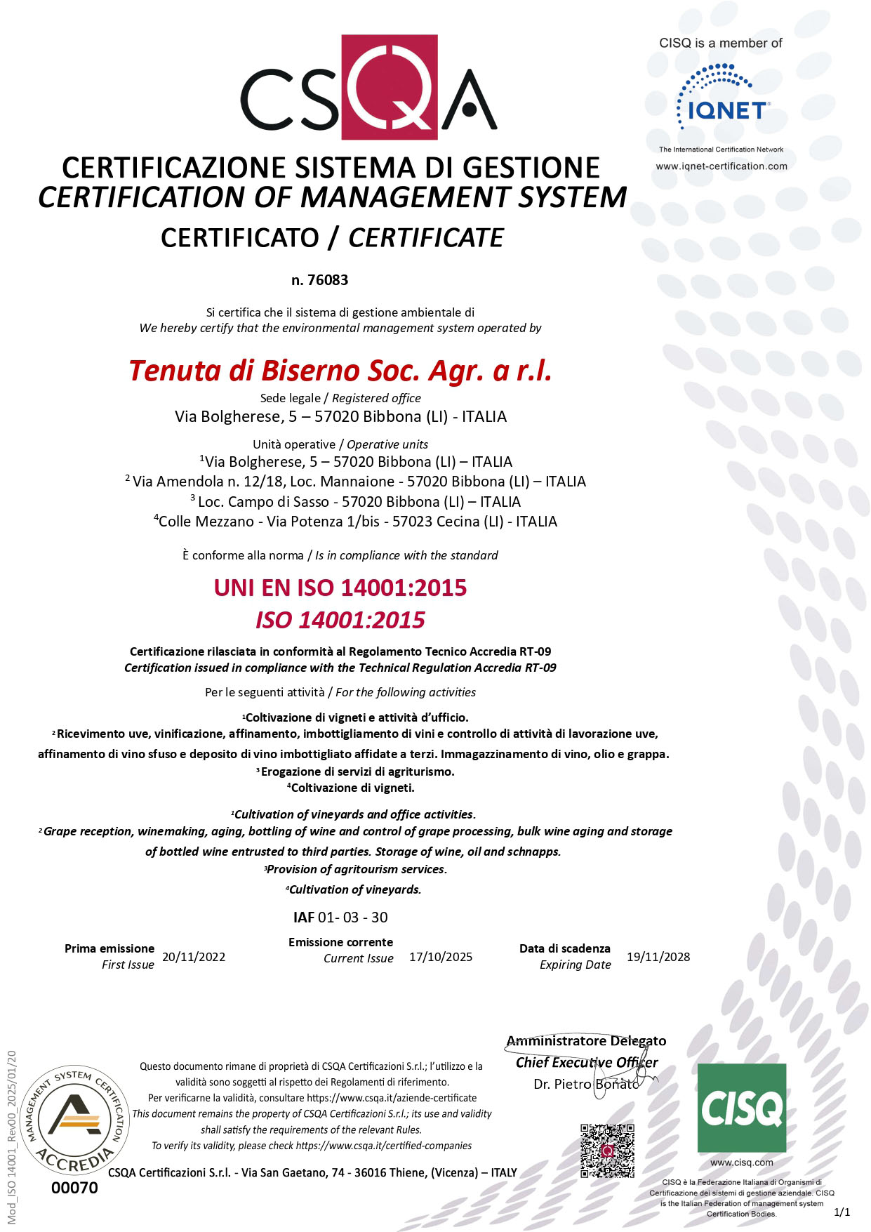 Certifications 5