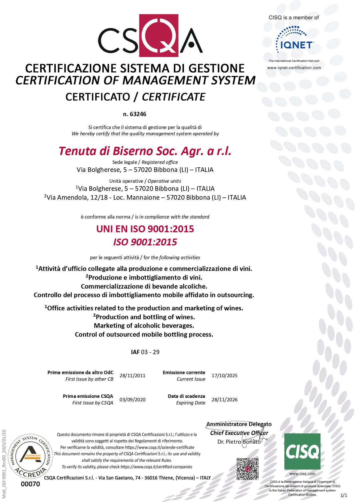 Certifications 3
